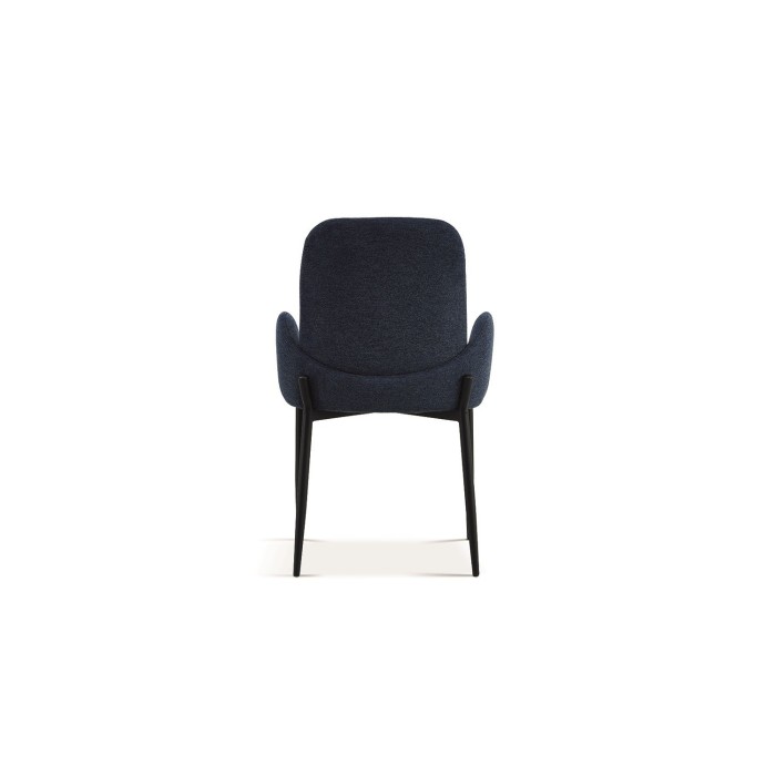 Chaise BALBOA Tissu Bleu, dimension H88 x L60 x P57, idéal pour votre cuisine ou salle à manger