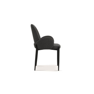 Chaise BALBOA Tissu Gris foncé, dimension H88 x L60 x P57, idéal pour votre cuisine ou salle à manger