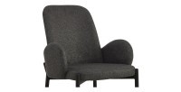 Chaise BALBOA Tissu Gris foncé, dimension H88 x L60 x P57, idéal pour votre cuisine ou salle à manger