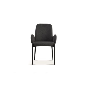 Chaise BALBOA Tissu Gris foncé, dimension H88 x L60 x P57, idéal pour votre cuisine ou salle à manger