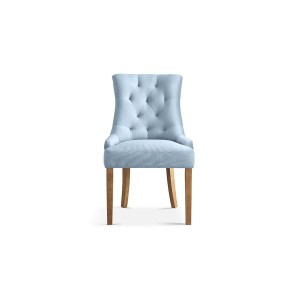 Chaise ROYA Tissu bleu, dimension H93 x L56 x P60, idéal pour votre cuisine ou salle à manger
