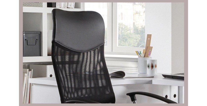 Chaise de bureau JOY Tissu filet, idéal pour un bureau confortable et design