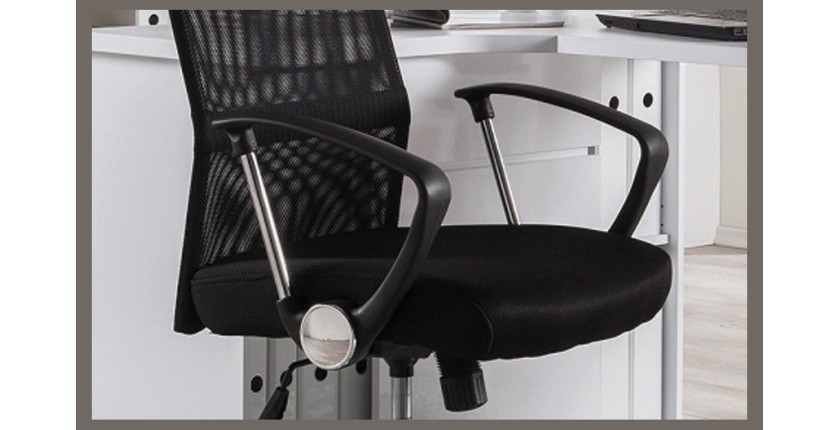 Chaise de bureau JOY Tissu filet, idéal pour un bureau confortable et design