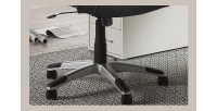 Chaise de bureau LIDA PU Noir, un choix confortable et élégant pour votre bureau