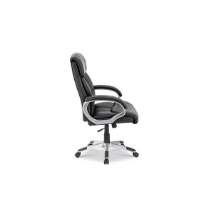 Chaise de bureau LIDA PU Noir, un choix confortable et élégant pour votre bureau