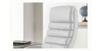 Chaise de bureau JOHN PU Blanc, un choix confortable et élégant pour votre bureau