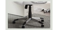 Chaise de bureau JOHN PU Blanc, un choix confortable et élégant pour votre bureau