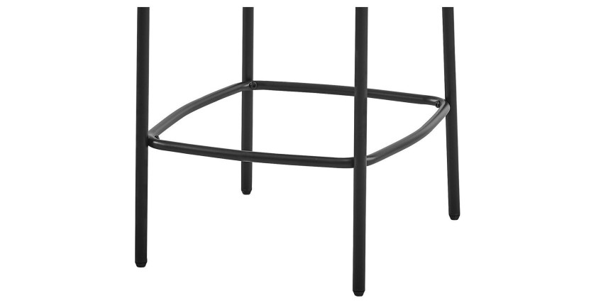 Chaise de comptoir ELISE couleur sable, dimensions H91 x L44 x P42, idéal pour un comptoir moderne