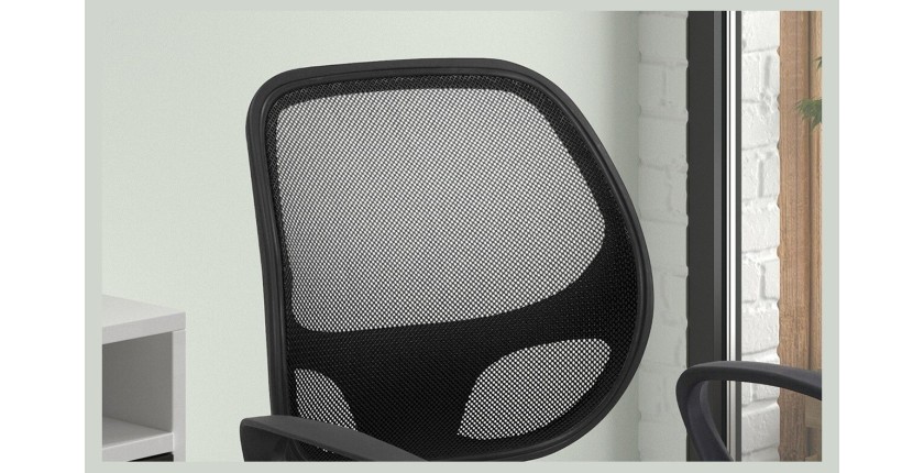 Chaise de bureau IPOLIST Tissu filet, idéal pour un bureau confortable et moderne