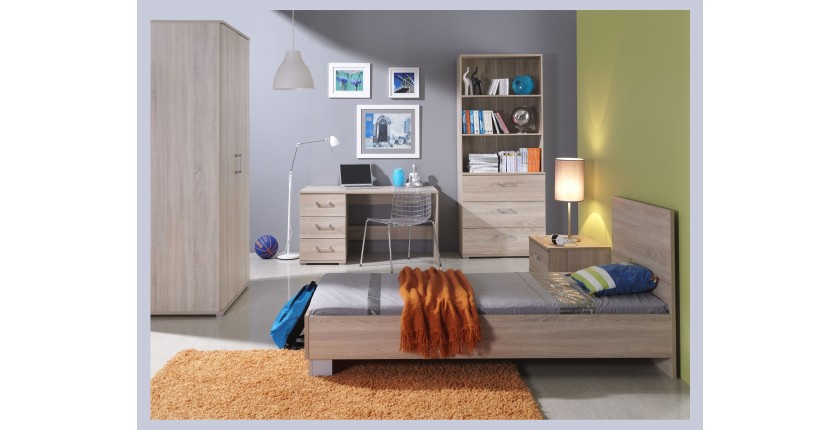 Armoire - penderie trois portes pour chambre enfant\ados de la collection DUNDEE.