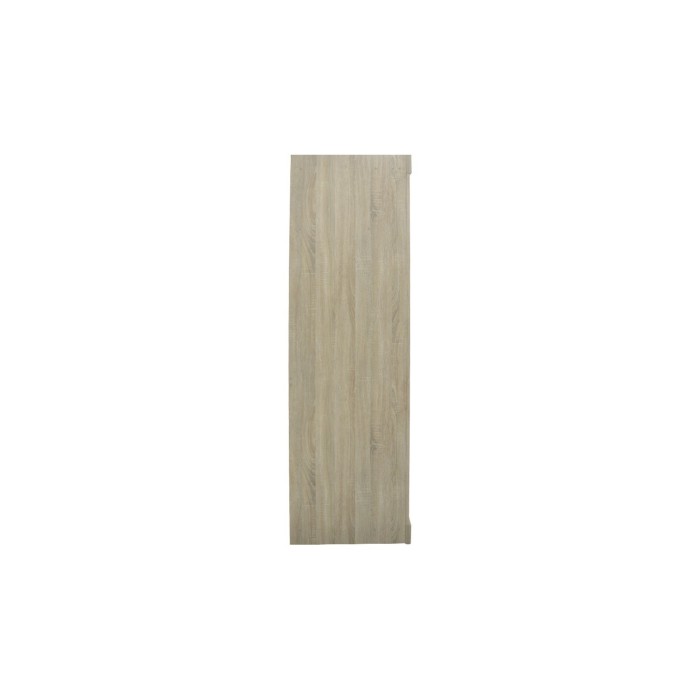 Garde Robe MILS, armoire 2 portes coulissantes chêne sonoma, idéal pour une chambre design