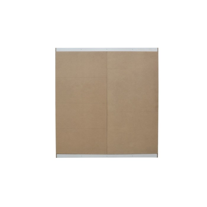 Garde Robe MILS, armoire 2 portes coulissantes chêne sonoma, idéal pour une chambre design