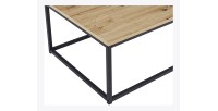 Table basse EWING en chêne vieilli, idéal pour un salon unique