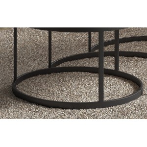 Table basse LEROY, table gigogne, plateau en massif exotique Mangolia, idéal pour un salon contemporain