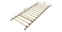 Sommier à lattes PHA 80x200 - KIT