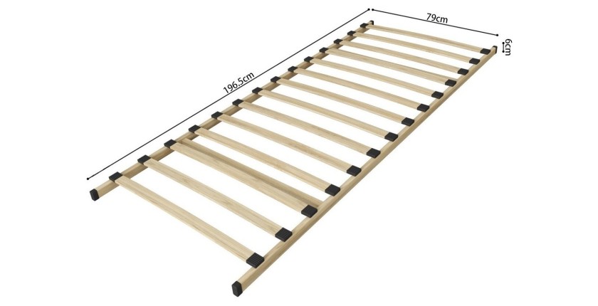 Sommier à lattes PHA 80x200 - KIT
