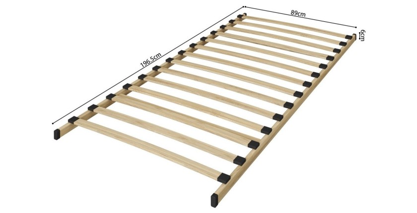 Sommier à lattes PHA 90x200