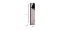 Meuble de salle de bain suspendu, 1porte, collection VITARIO. Coloris blanc brillant