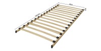 Sommier à lattes PHA 90x200 - KIT