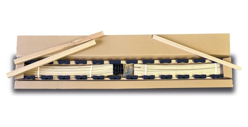 Sommier à lattes BYRU 90x200 - KIT