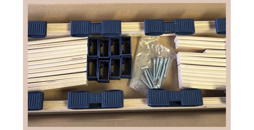 Sommier à lattes BYRU 90x200 - KIT