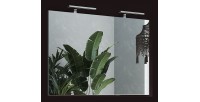 Miroir design avec 2 leds, 120x75 cm, collection KUBRICK