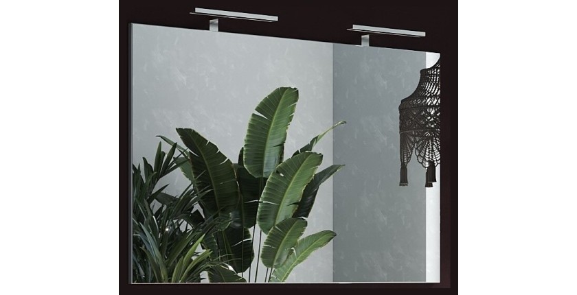 Miroir design avec 2 leds, 120x75 cm, collection KUBRICK