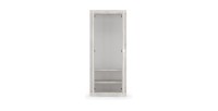 Armoire d'entrée, collection CISA, coloris chêne blanc