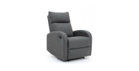 Fauteuil relax ERA relevable manuellement matière PU couleur noir, un fauteuil d'exception
