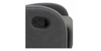 Fauteuil relax ERA relevable manuellement matière PU couleur noir, un fauteuil d'exception