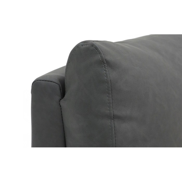 Fauteuil relax ERA relevable manuellement matière PU couleur noir, un fauteuil d'exception