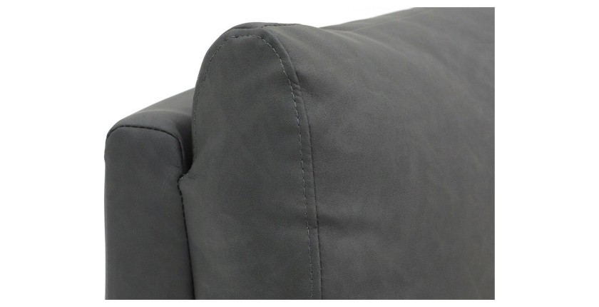 Fauteuil relax ERA relevable manuellement matière PU couleur noir, un fauteuil d'exception