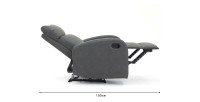 Fauteuil relax ERA relevable manuellement matière PU couleur noir, un fauteuil d'exception