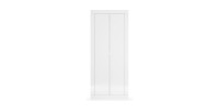 Armoire d'entrée, collection CISA, coloris blanc brillant laqué