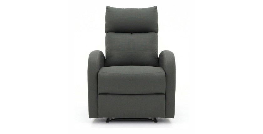 Fauteuil relax ERA relevable manuellement matière PU couleur gris, un fauteuil d'exception