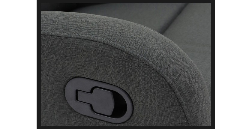 Fauteuil relax ERA relevable manuellement matière PU couleur gris, un fauteuil d'exception