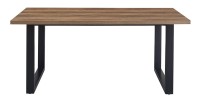 Table à manger EDWAR longueur 180cm en décor bois exotique mango, idéal pour une salle à manger conviviale