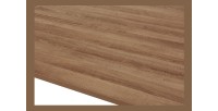 Table à manger EDWAR longueur 200cm en décor chêne vieilli, idéal pour une salle à manger conviviale