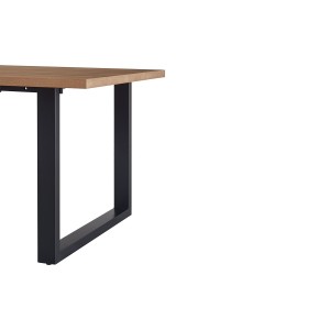 Table à manger EDWAR longueur 200cm en décor chêne vieilli, idéal pour une salle à manger conviviale