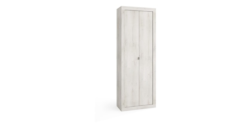 Armoire de salle de bains, 2 portes, collection CISA. Coloris chêne gris