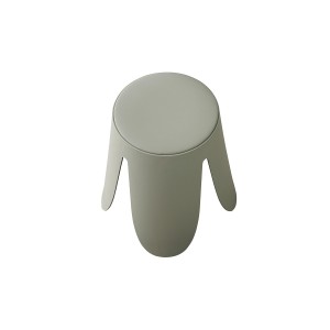 Tabouret OSTIN coloris Gris-Vert, grâce a son design atypique il s'adapte a tous types de salon