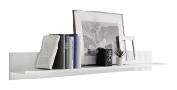 Etagère murale, collection JET, coloris blanc laqué brillant