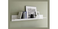 Etagère murale, collection JET, coloris blanc laqué brillant