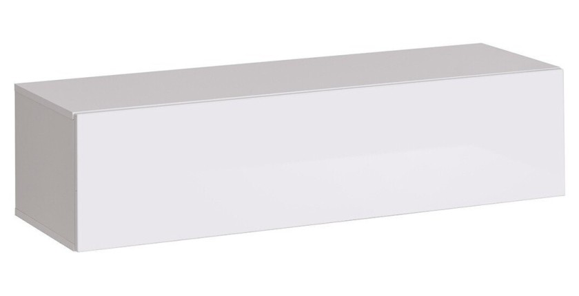 Ensemble de meubles de salon design collection SWITCH VII , coloris blanc et chêne finitions fraisées.