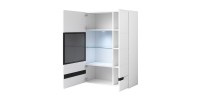 Bibliothèque, vitrine, vaisselier collection LUCIA. Modèle XL. Meuble design.