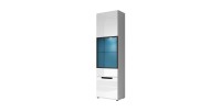 Vitrine collection LUCIA modèle haut. Meuble design idéal pour votre salle à manger