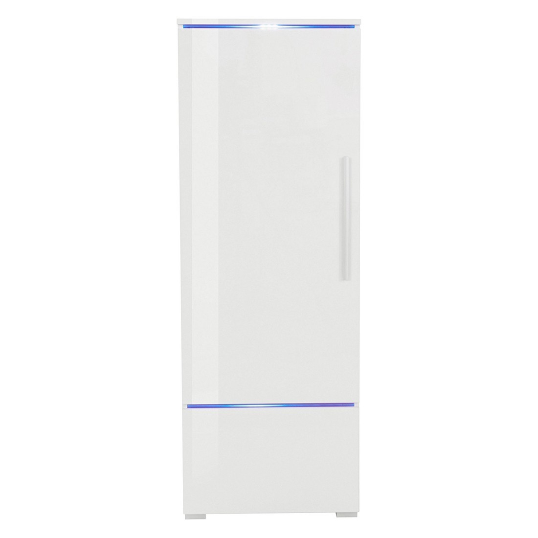 Vitrine collection RIO modèle haut coloris blanc. Ouverture gauche