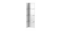 Étagère verticale collection ZANTE. Coloris blanc brillant