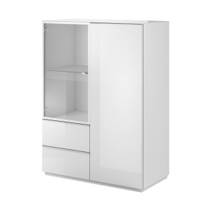 Buffet haut collection ZANTE. Coloris blanc brillant