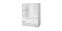 Buffet haut collection ZANTE. Coloris blanc brillant